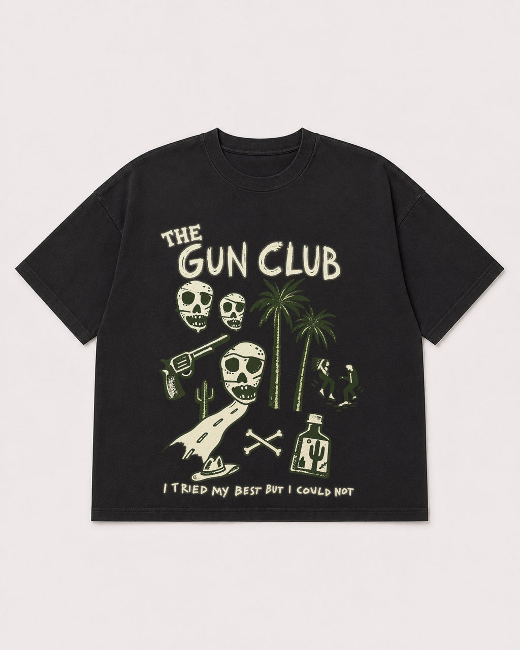 Mockup Boxy Heavyweight Tee Black product