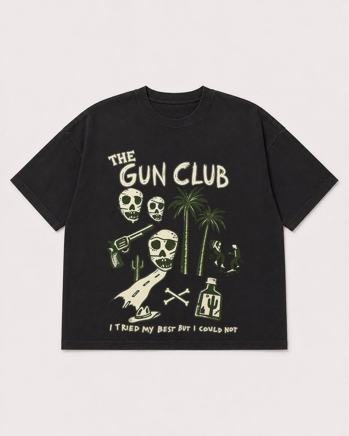 Mockup Boxy Heavyweight Tee Black product