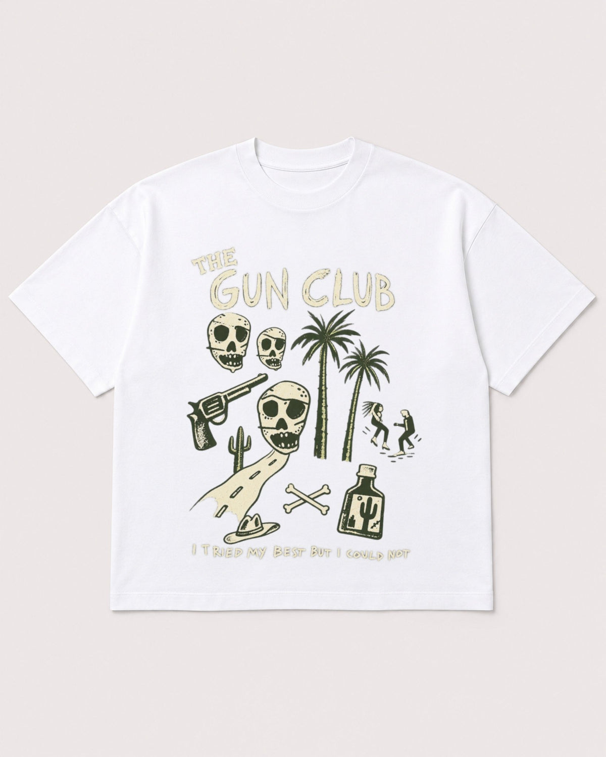 Mockup Boxy Heavyweight Tee White product