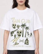 Mockup Boxy Heavyweight Tee White female close-up 03
