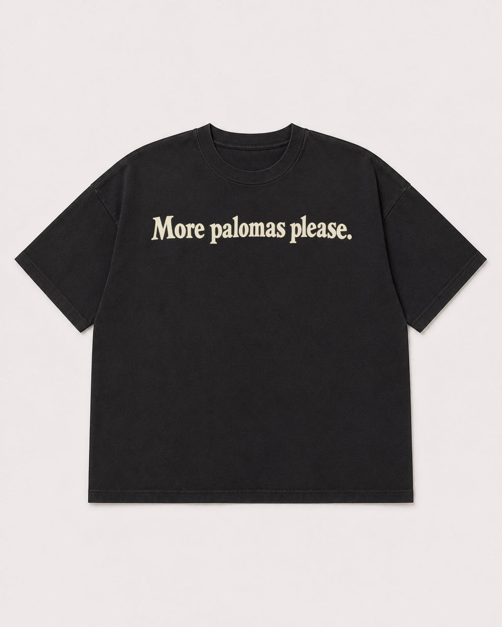 Mockup Boxy Heavyweight Tee Black product