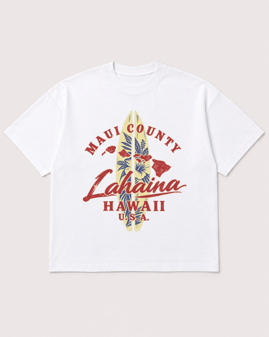 Mockup Boxy Heavyweight Tee White product