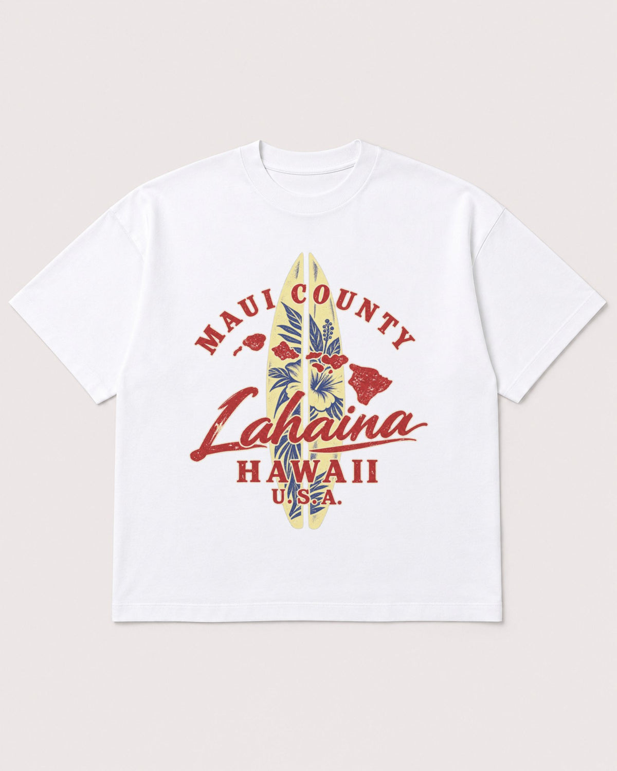 Mockup Boxy Heavyweight Tee White product