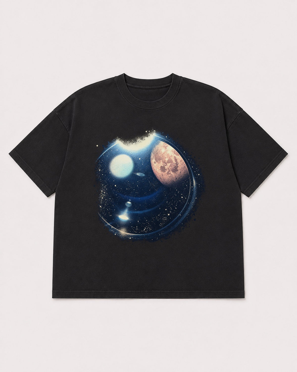 Mockup Boxy Heavyweight Tee Black product