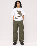 Mockup Boxy Heavyweight Tee White female full-body 07
