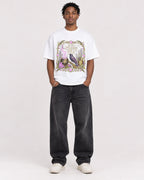 Mockup Boxy Heavyweight Tee White male full-body 05