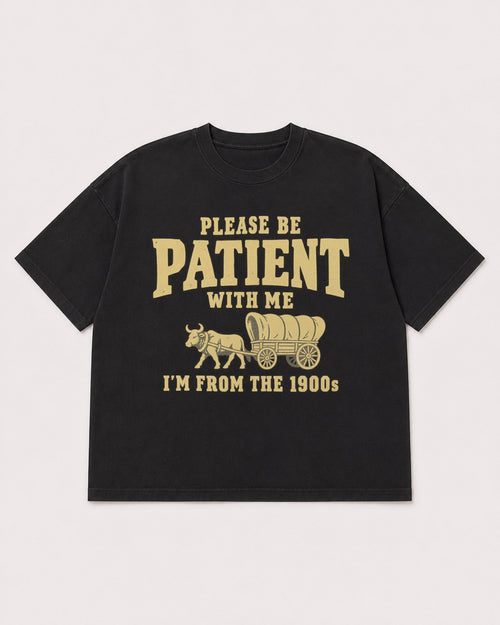 Mockup Boxy Heavyweight Tee Black product
