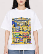 Mockup Boxy Heavyweight Tee White female close-up 01