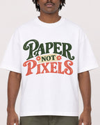 Mockup Boxy Heavyweight Tee White male close-up 04