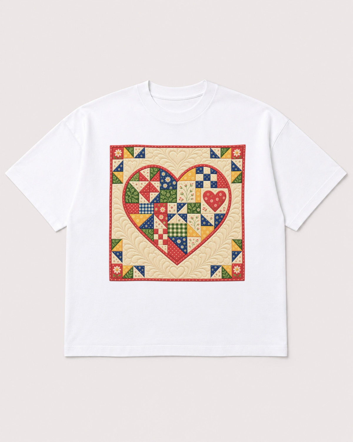 Mockup Boxy Heavyweight Tee White product