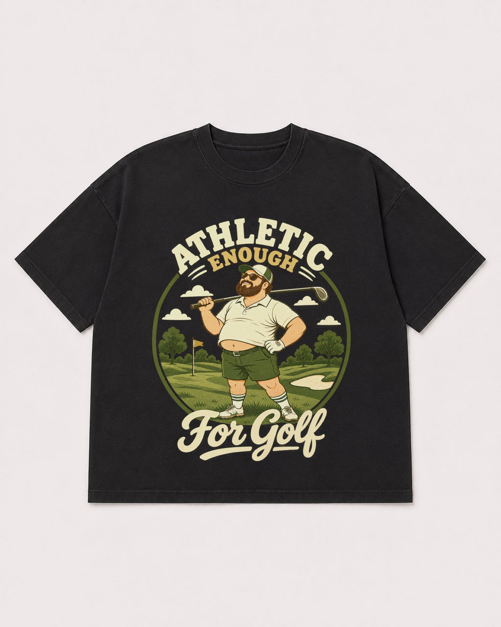 Mockup Boxy Heavyweight Tee Black product
