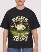 Mockup Boxy Heavyweight Tee Black male close-up 19