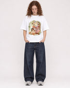 Mockup Boxy Heavyweight Tee White female full-body 09