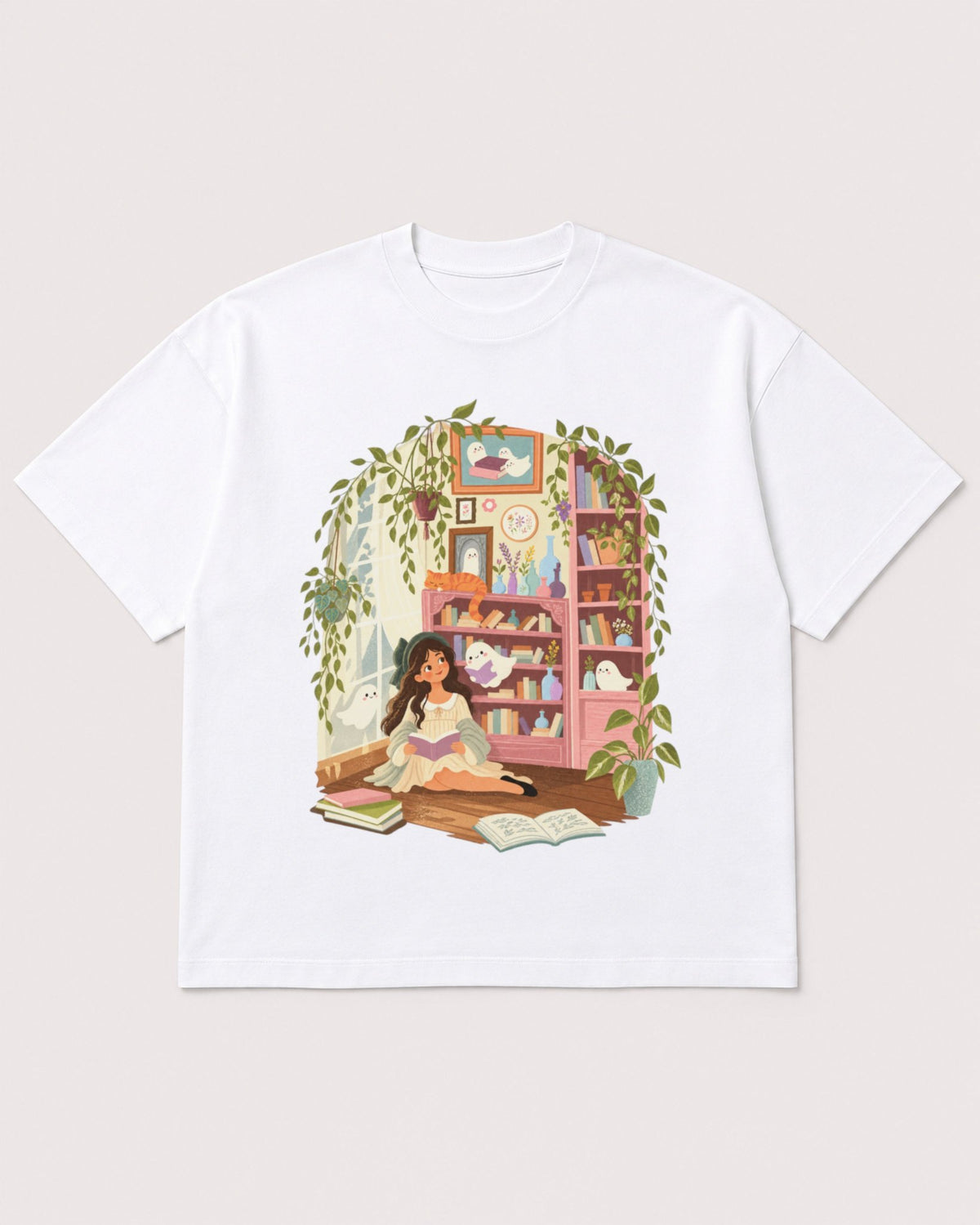 Mockup Boxy Heavyweight Tee White product