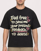 Mockup Boxy Heavyweight Tee Black male close-up 08