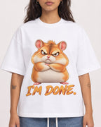 Mockup Boxy Heavyweight Tee White female close-up 06