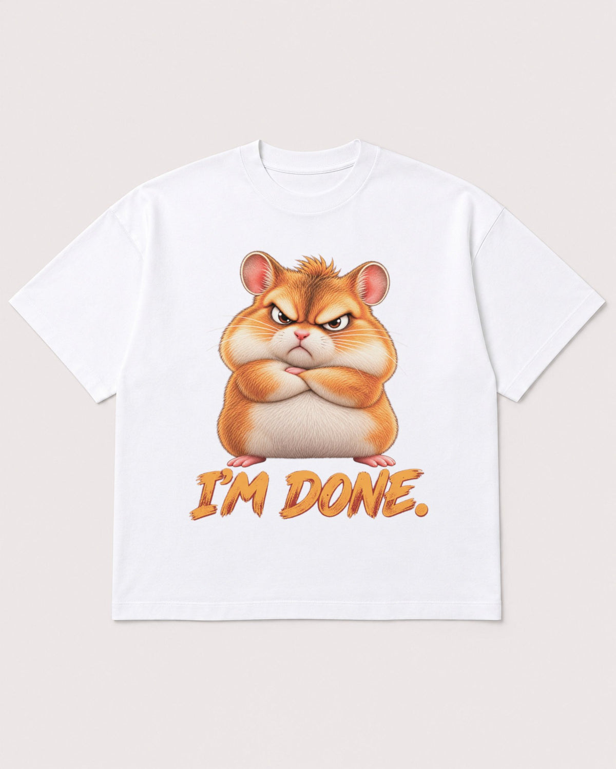 Mockup Boxy Heavyweight Tee White product