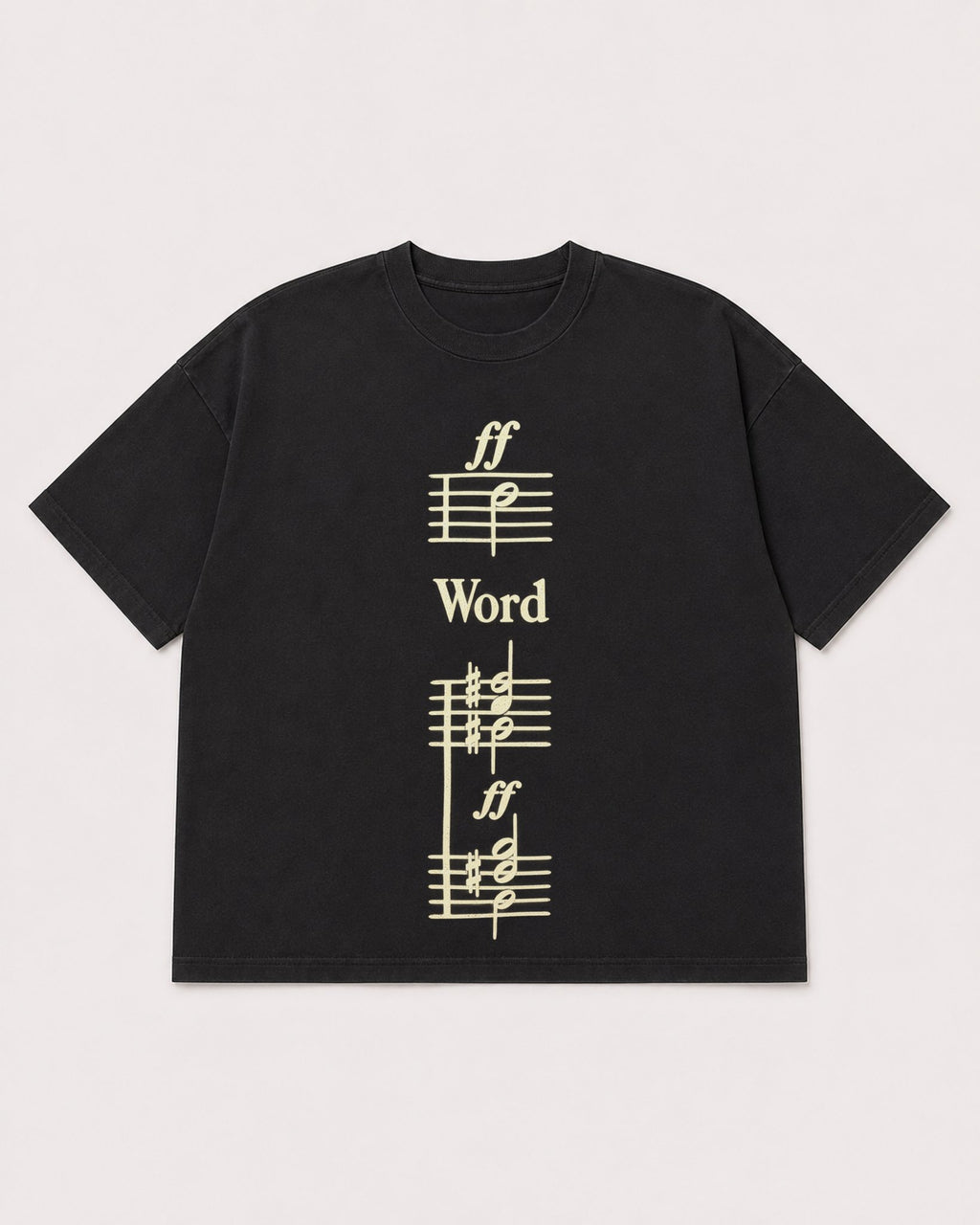 Mockup Boxy Heavyweight Tee Black product