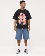 Mockup Boxy Heavyweight Tee Black male full-body 15
