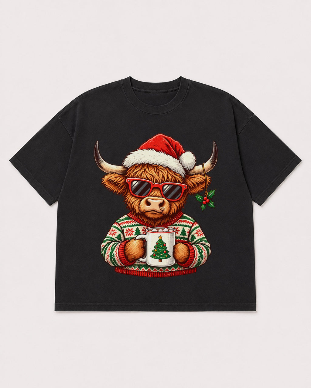 Mockup Boxy Heavyweight Tee Black product