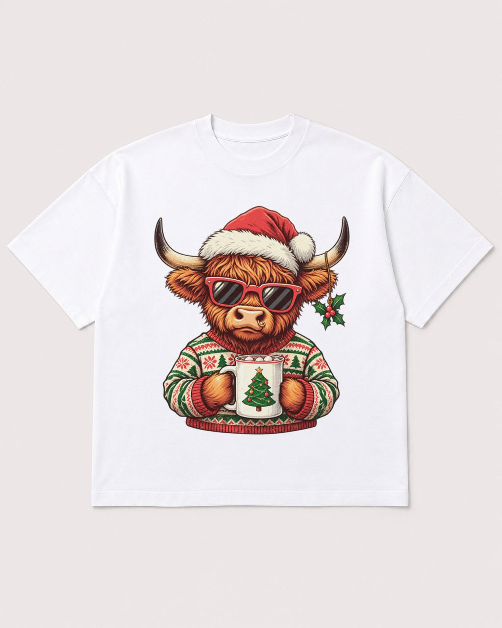 Mockup Boxy Heavyweight Tee White product