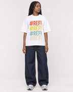 Mockup Boxy Heavyweight Tee White female full-body 04