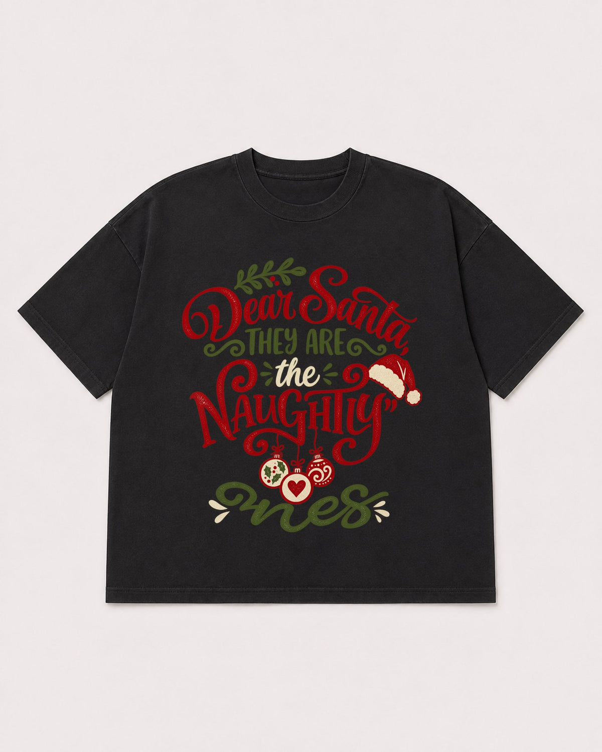 Mockup Boxy Heavyweight Tee Black product