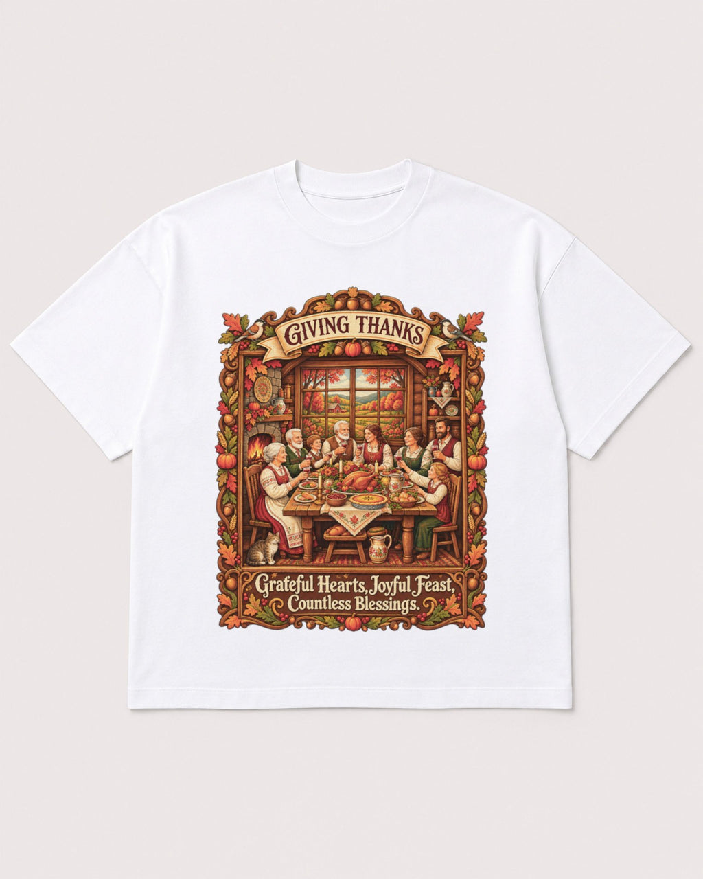 Mockup Boxy Heavyweight Tee White product