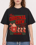 Mockup Boxy Heavyweight Tee Black female close-up 09