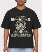 Mockup Boxy Heavyweight Tee Black male close-up 05