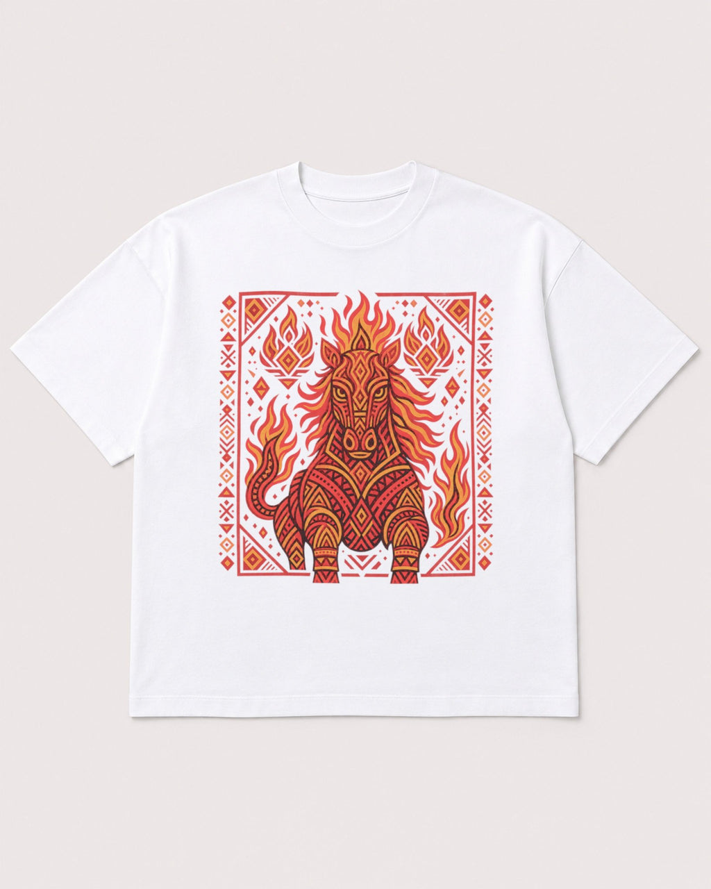 Mockup Boxy Heavyweight Tee White product