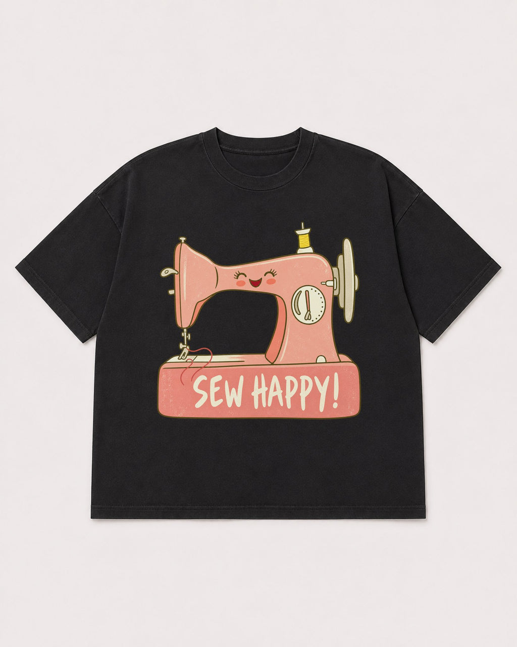 Mockup Boxy Heavyweight Tee Black product