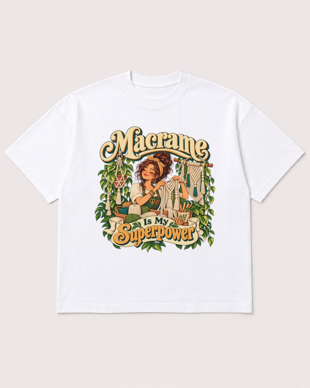 Mockup Boxy Heavyweight Tee White product
