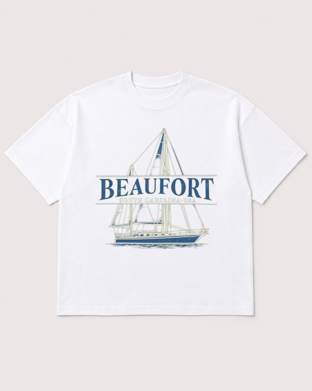 Mockup Boxy Heavyweight Tee White product