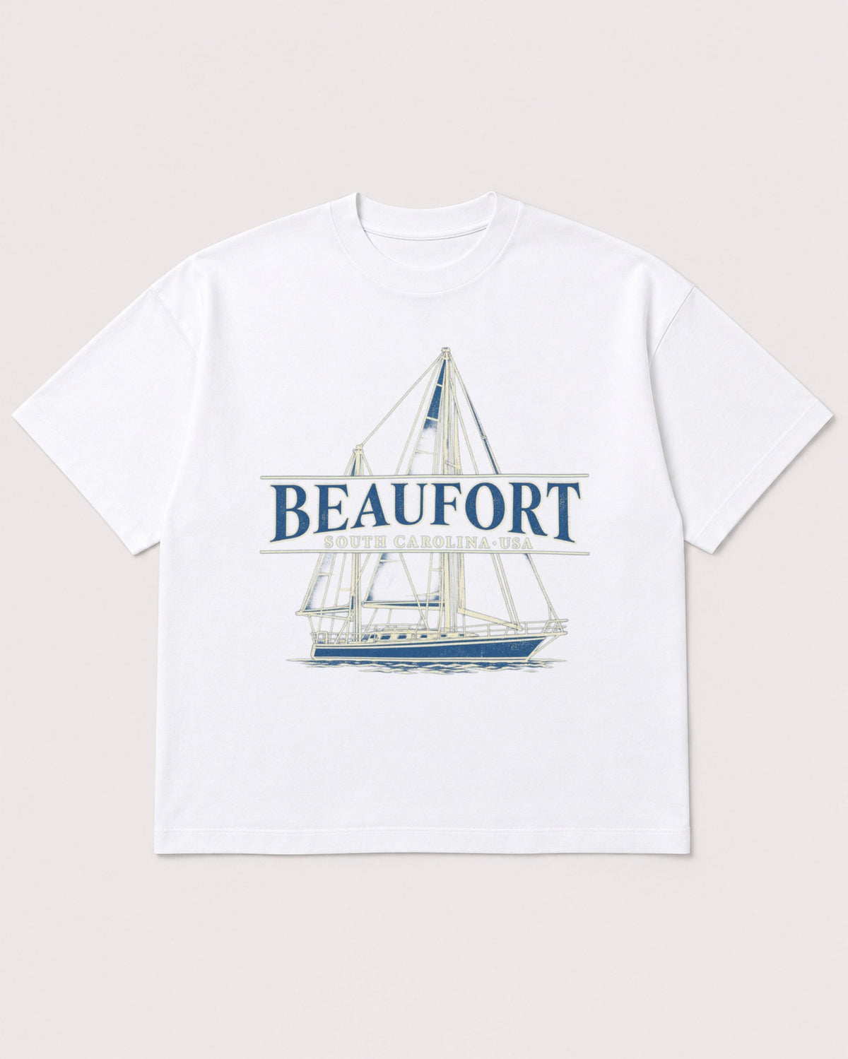 Mockup Boxy Heavyweight Tee White product