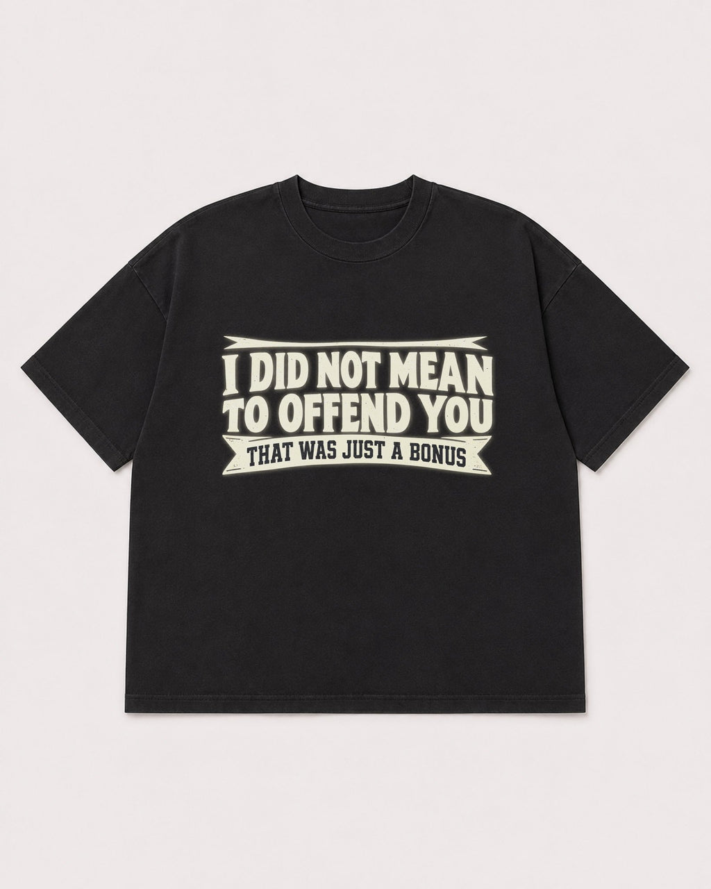 Mockup Boxy Heavyweight Tee Black product