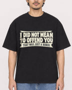 Mockup Boxy Heavyweight Tee Black male close-up 02