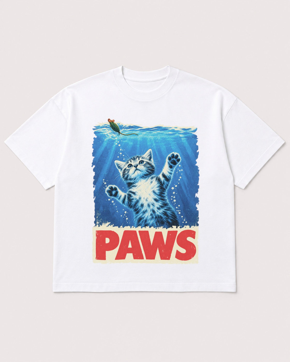 Mockup Boxy Heavyweight Tee White product