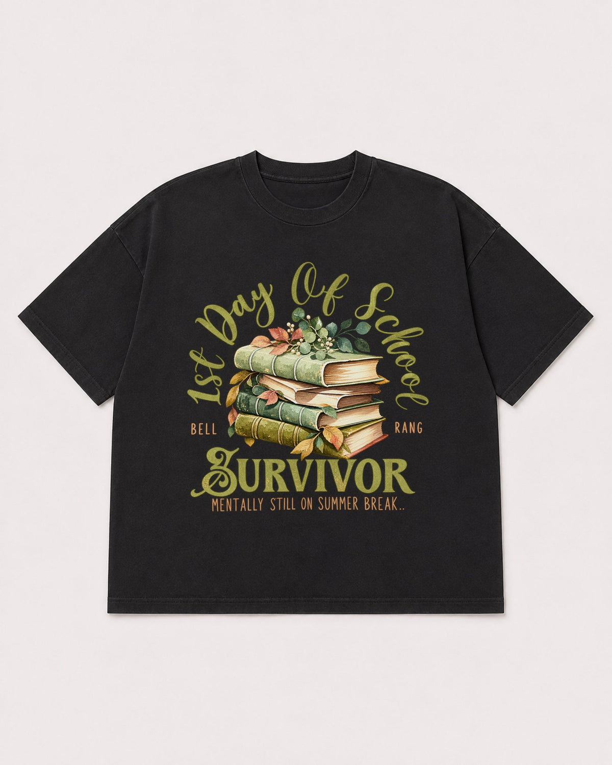 Mockup Boxy Heavyweight Tee Black product
