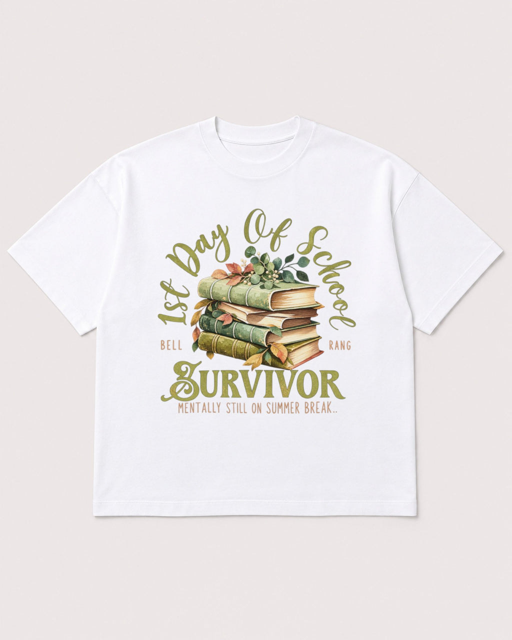 Mockup Boxy Heavyweight Tee White product