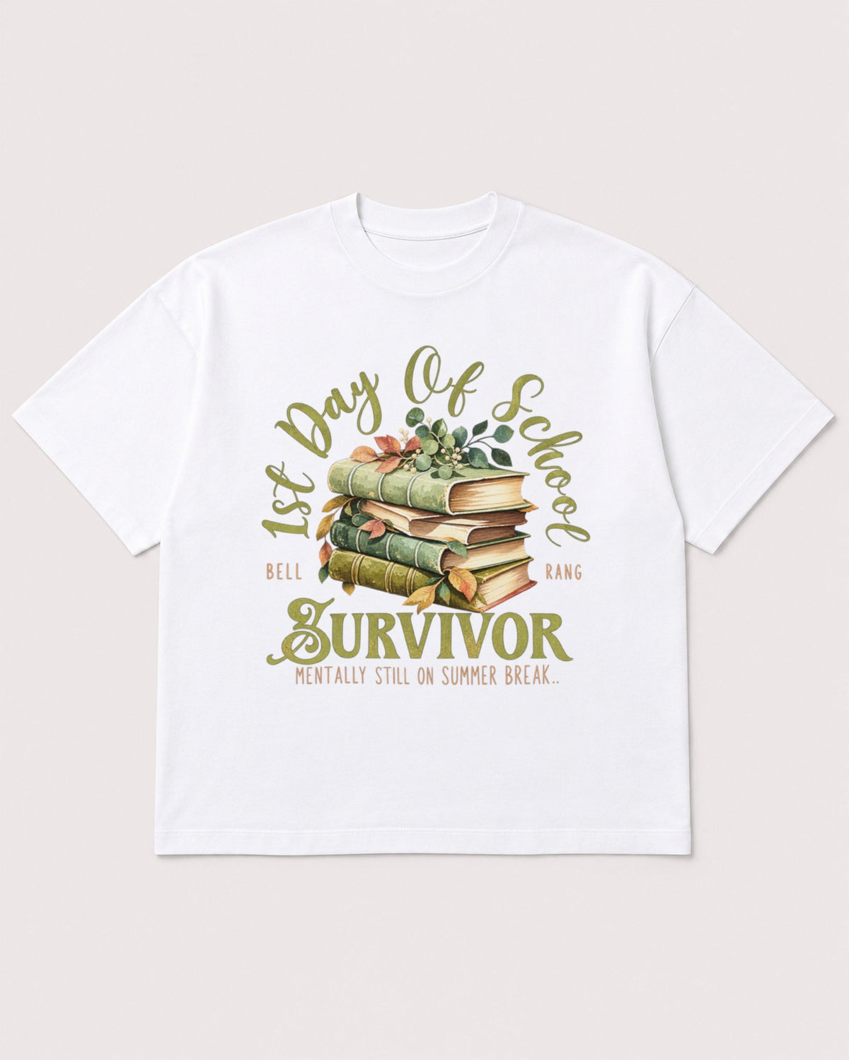 Mockup Boxy Heavyweight Tee White product