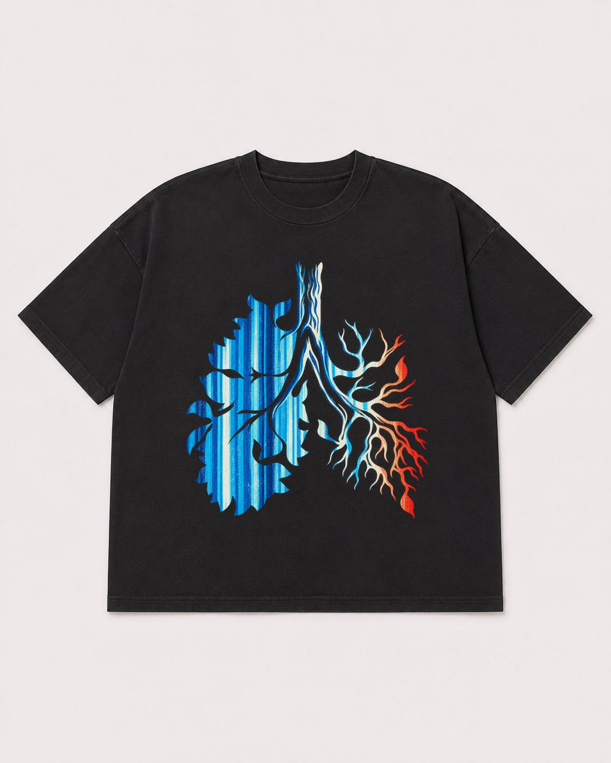 Mockup Boxy Heavyweight Tee Black product