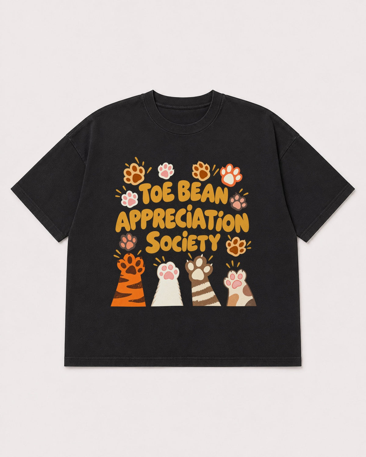 Mockup Boxy Heavyweight Tee Black product