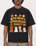 Mockup Boxy Heavyweight Tee Black male close-up 04