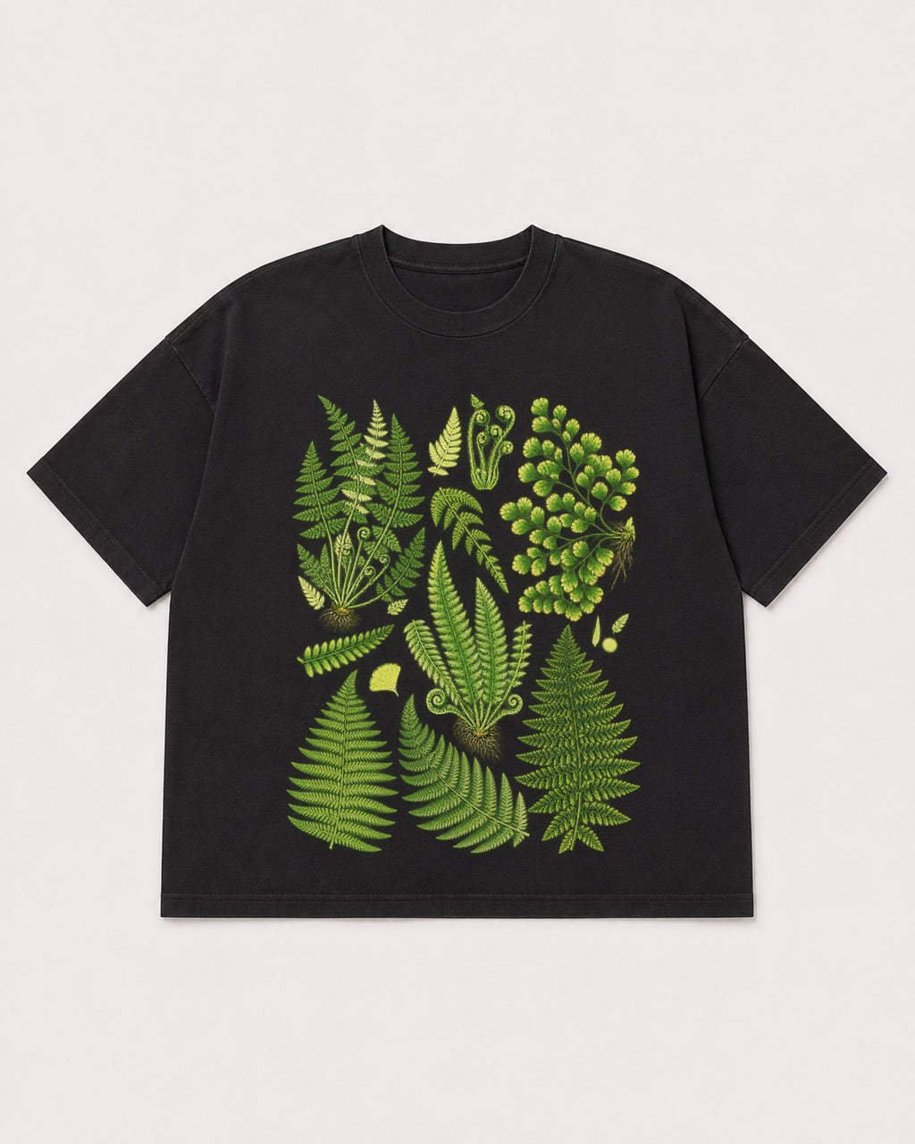 Mockup Boxy Heavyweight Tee Black product