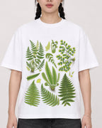 Mockup Boxy Heavyweight Tee White female close-up 43