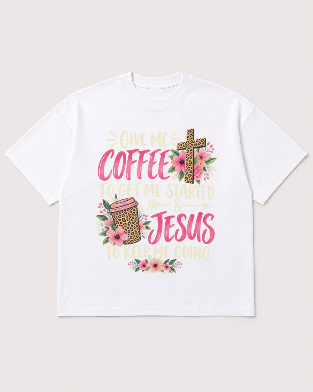 Mockup Boxy Heavyweight Tee White product