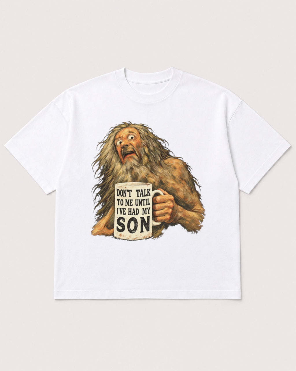 Mockup Boxy Heavyweight Tee White product
