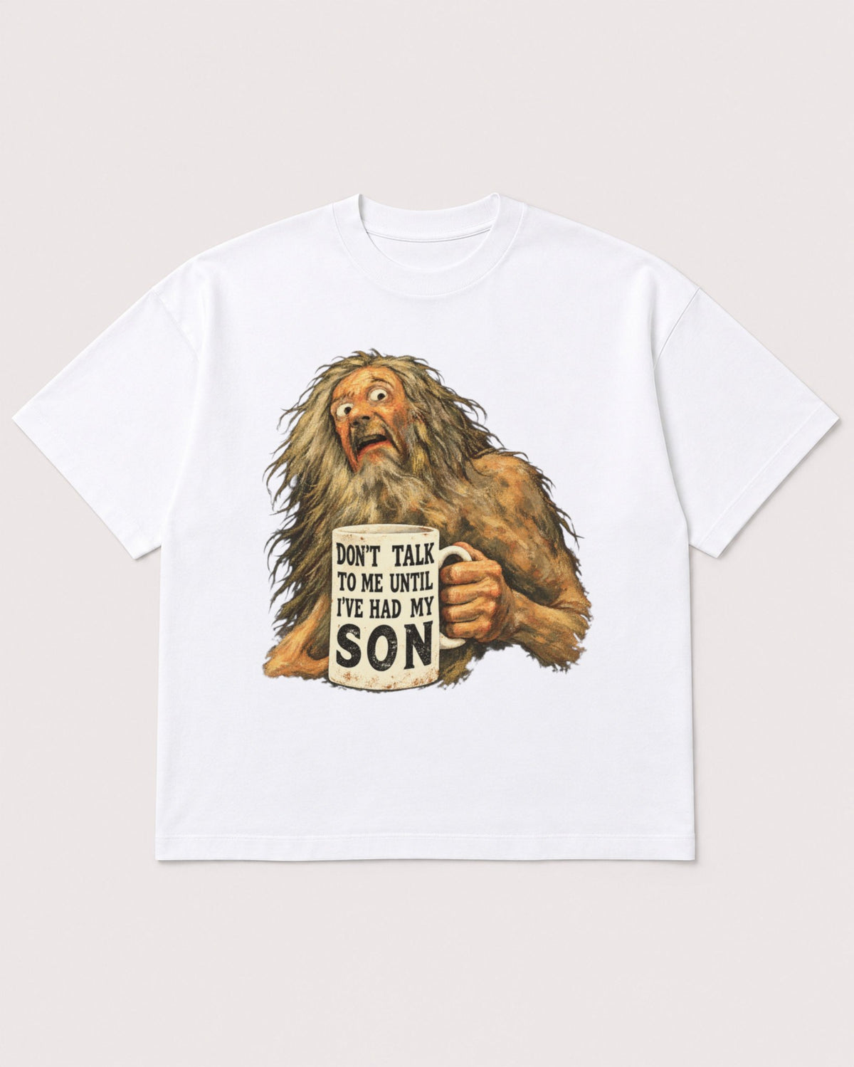 Mockup Boxy Heavyweight Tee White product