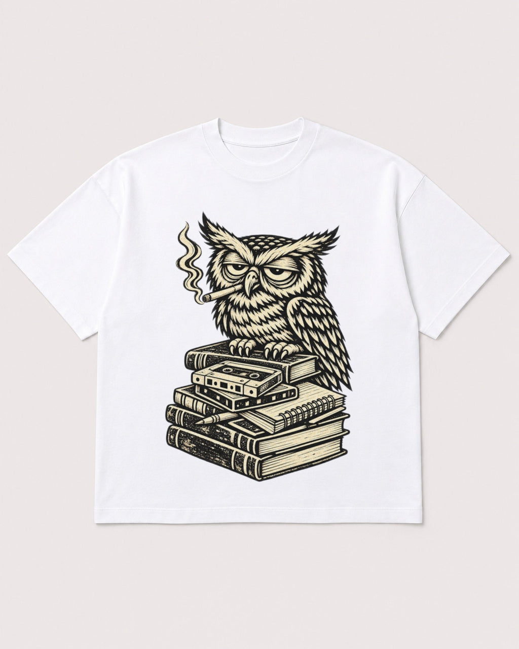 Mockup Boxy Heavyweight Tee White product